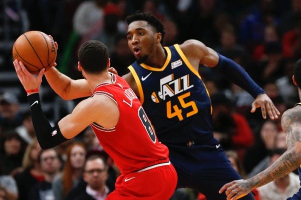 Donovan Mitchell led the Utah Jazz to victory against the Chicago Bulls