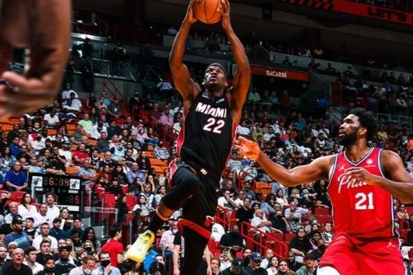 Heat beat 76ers to establish their position at the top of the east
