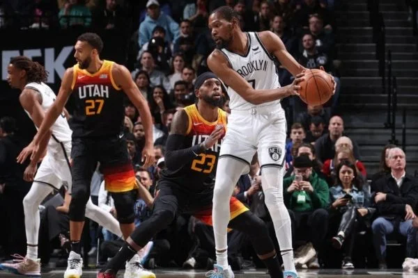 Kevin Durant and the Nets beat the Utah Jazz