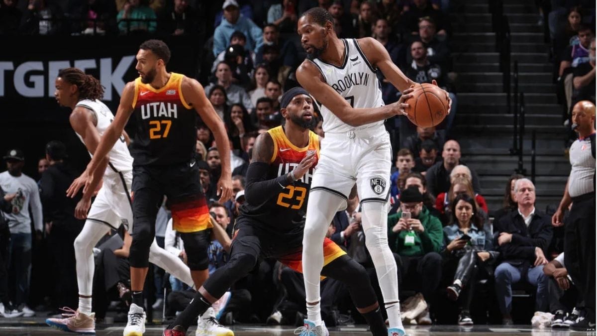 Kevin Durant and the Nets beat the Utah Jazz