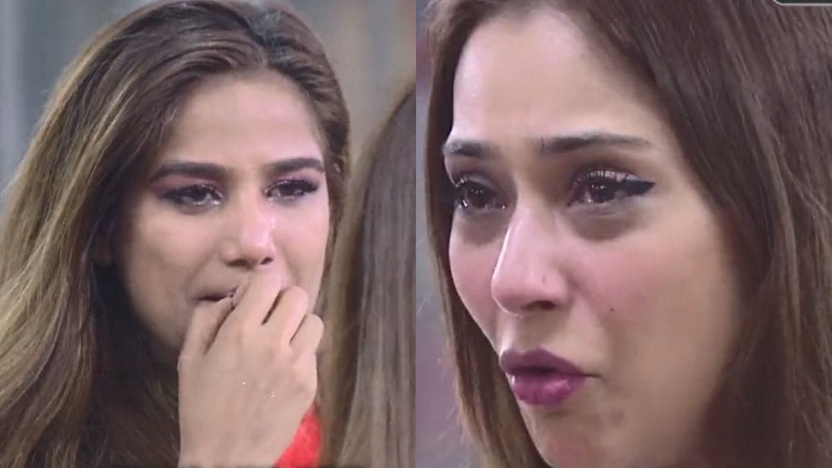 Sara Khan in tears while talking to Poonam Pandey