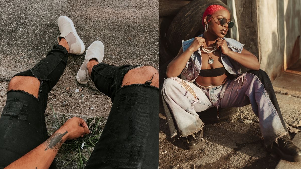 What is Distressed in fashion and how do you style such clothes?