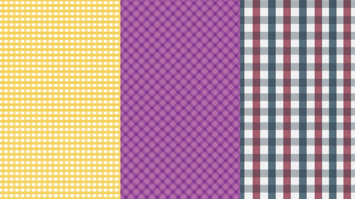 What is Gingham and how is it used in fashion and clothing?