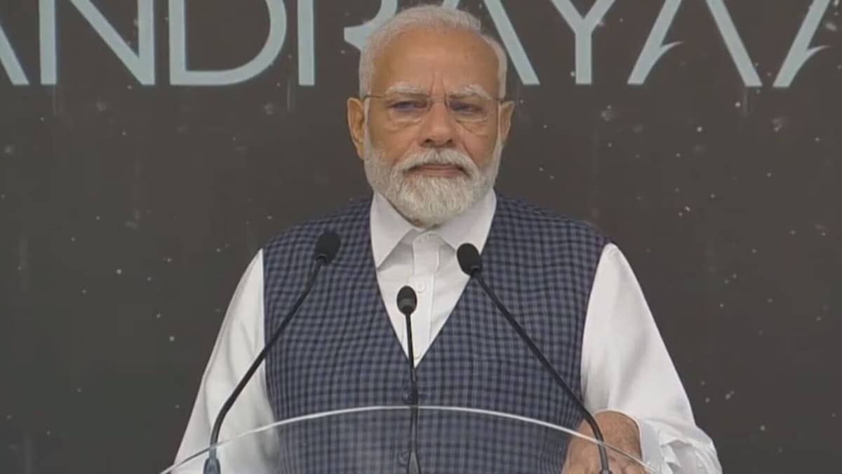 PM Modi Speech | Image: ISRO Youtube