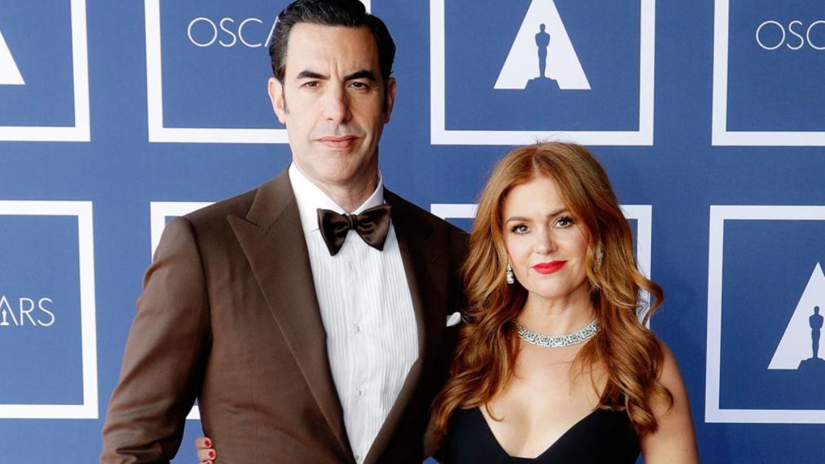 Sacha Baron Cohen and Isla Fisher