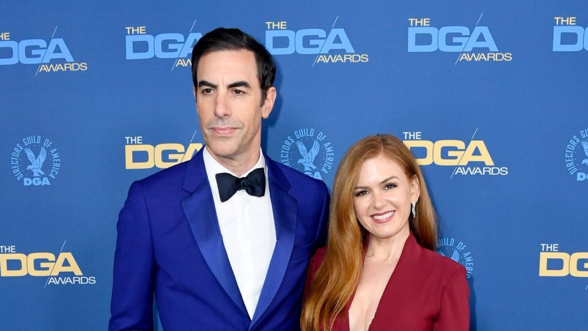 Sacha Baron Cohen and Isla Fisher