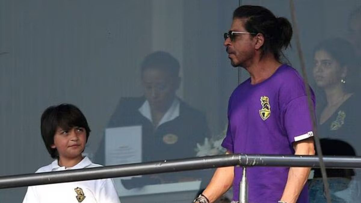 Shah Rukh Khan with AbRam