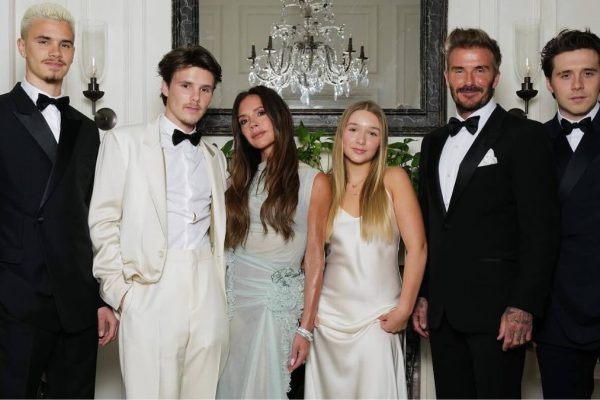 Victoria Beckham with family