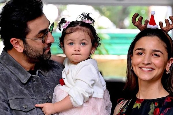 Alia Bhatt with Raha and Ranbir