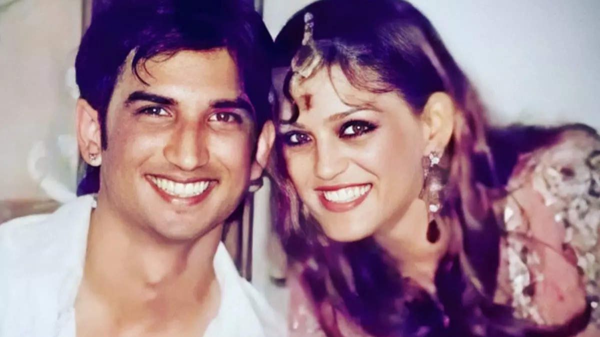 sushant singh rajput with sister