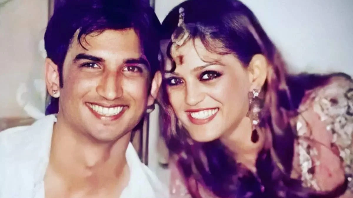 sushant singh rajput with sister