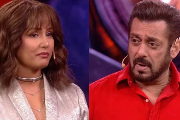 Hina Khan with Salman Khan