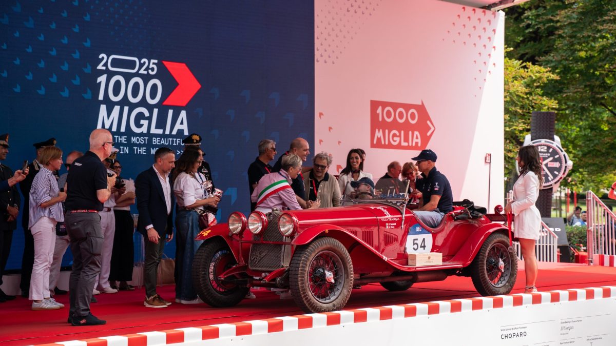 1000 Miglia 2025, Vesco-Salvinelli six times champions in a 1929 Alfa Romeo 6c 1750 Ss