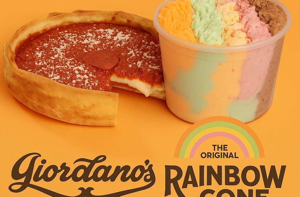 Giordano’s Unveils Fourth “Chi-Town Flavors” Collaboration With The Original Rainbow Cone