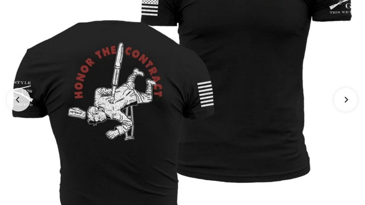 Grunt Style and VFW Unite to "Honor the Contract" with Limited-Edition T-Shirt Supporting Veteran Suicide Prevention