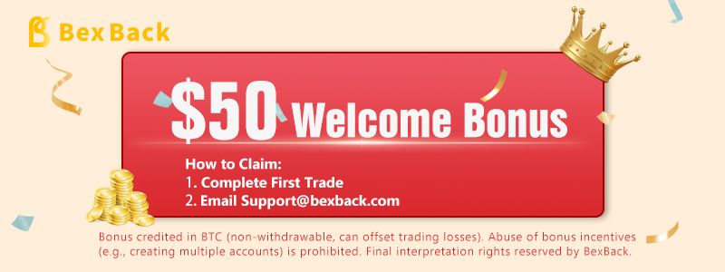 No KYC. 100x Leverage. Double Deposit Bonus Match. Crypto Futures Trading Made Easy on BexBack.