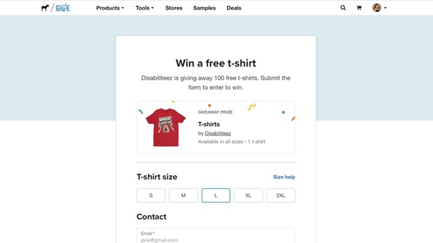 Sticker Mule launches “Give” to automate online giveaways