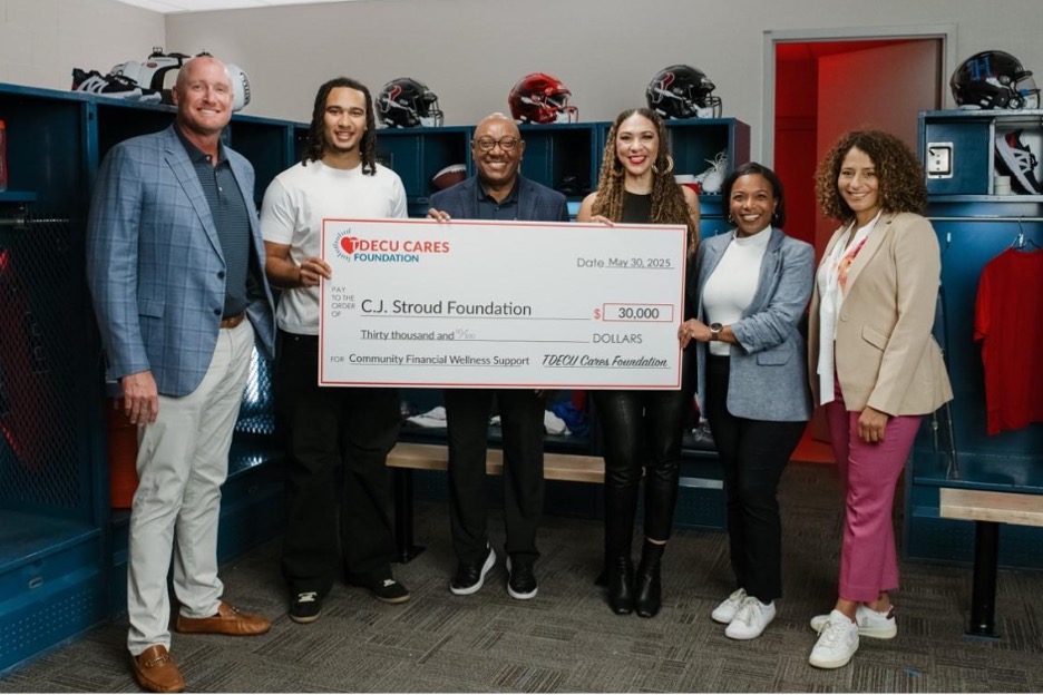 TDECU and C.J. Stroud Kick Off New Partnership