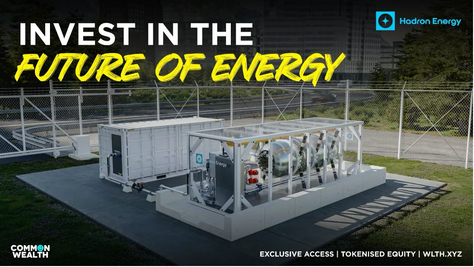 WLTH Opens Private Markets to Everyone with Launch of Tokenised Fractional Ownership in Hadron Energy