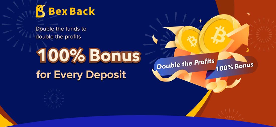 Maximize Your Gains with 100x Leverage, Double Deposit Bonus, and No KYC at BexBack