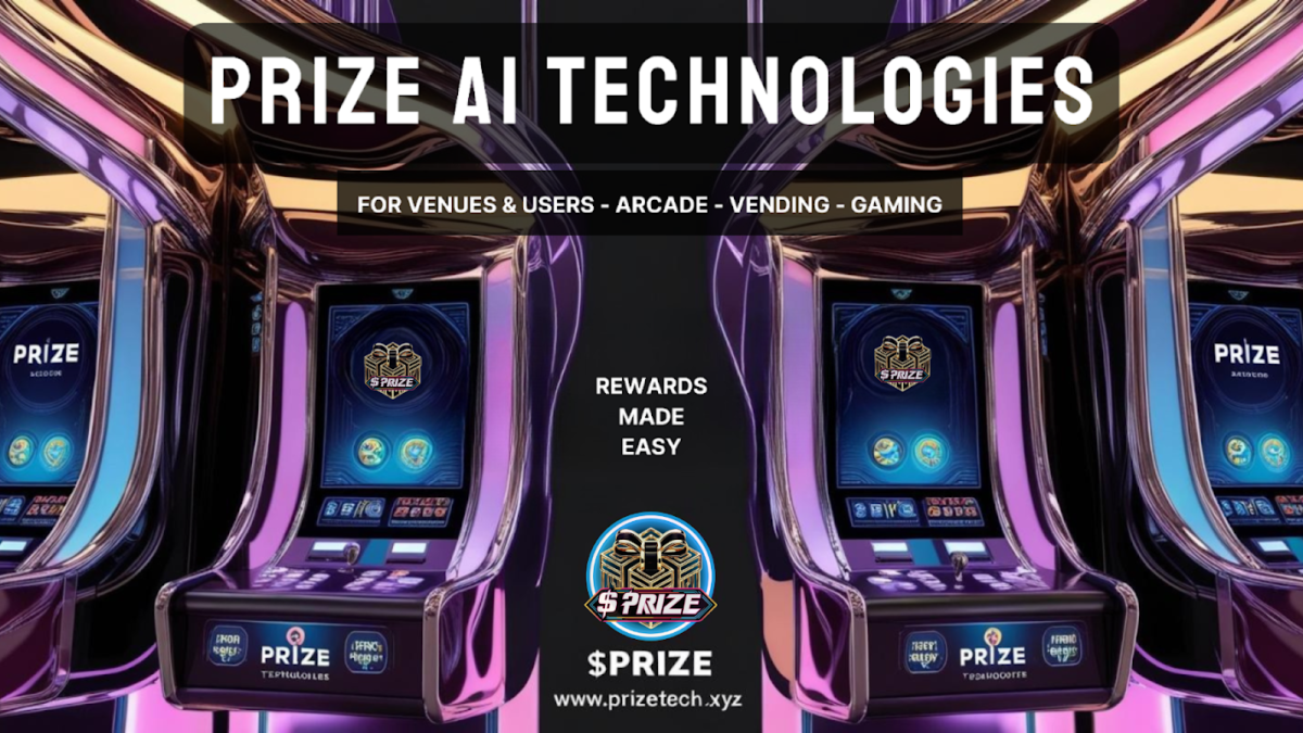 Prize AI Technologies Launches $PRIZE Token Presale, Raises $100K+ Targeting $400B Arcade & Casino Market