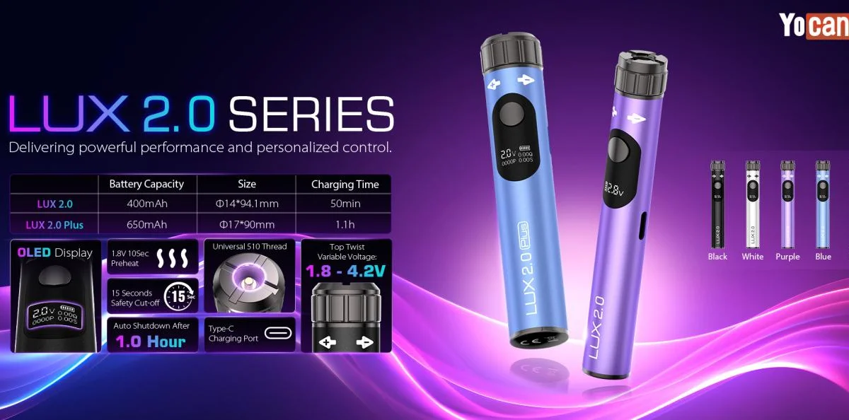 Yocan Lux 2.0 Series Launches: Precision Control Meets Smarter Vaping