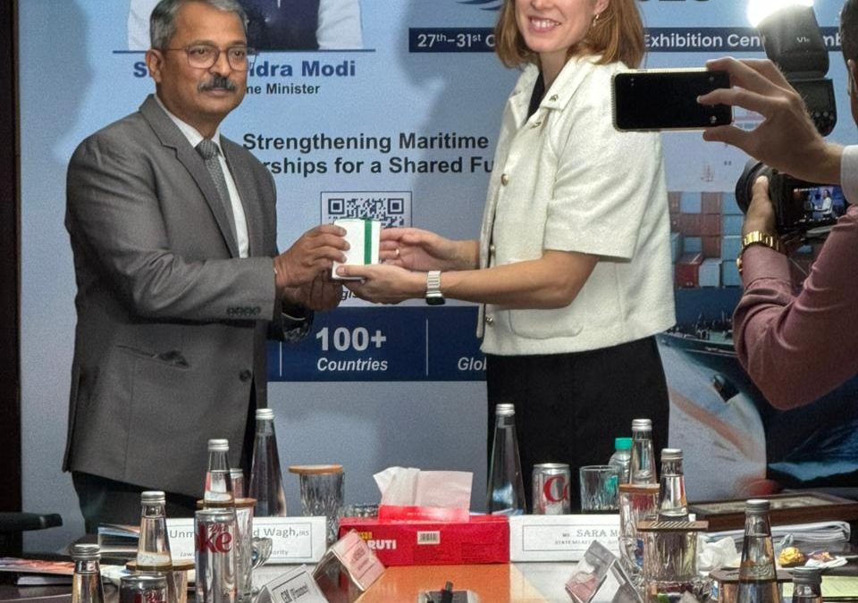 Sweden and India Deepen Maritime and Sustainability Engagement During Visit of State Secretary Ms. Sara Modig