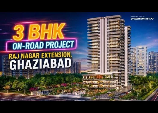 Book Premium 3BHK Luxury Flat in Ghaziabad – Charms India Iconic Tower, Raj Nagar Extension